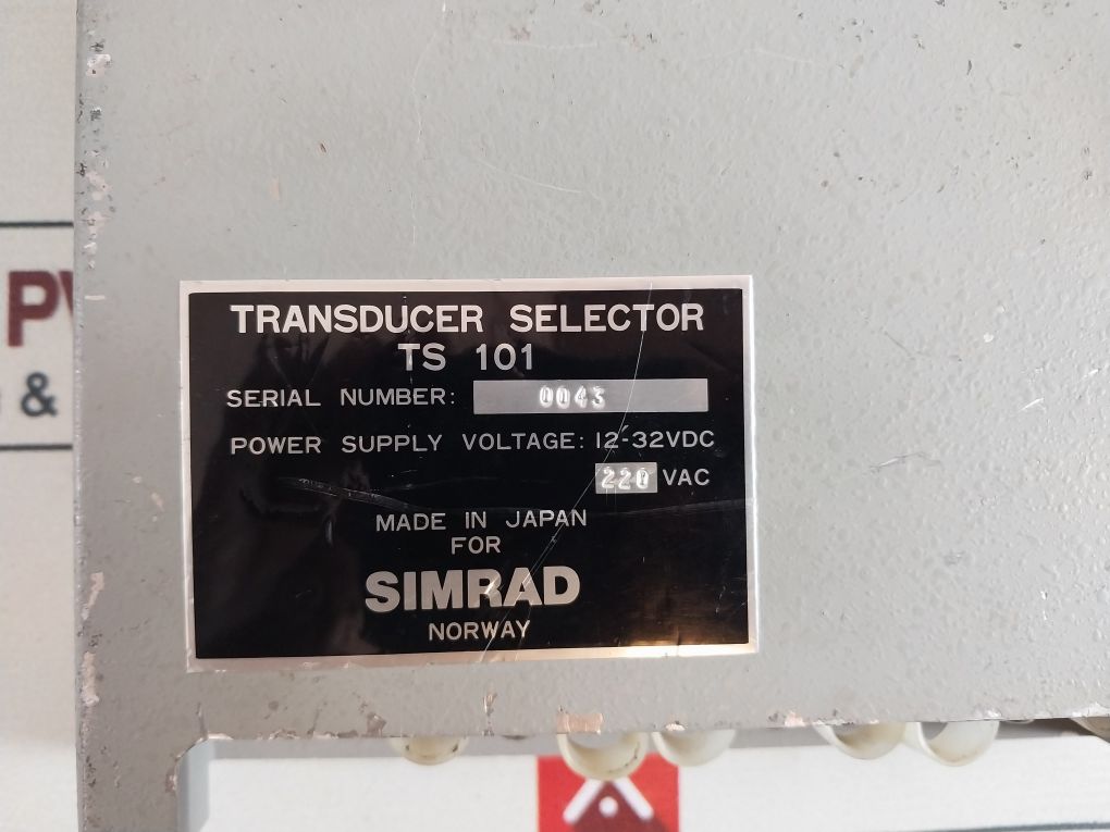 Simrad Ts 101 Condition Transducer 12-32 Vdc