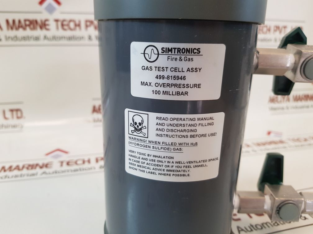 Simtronics 499-815946 Gas Test Cell Assy