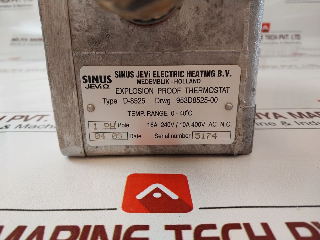 Sinus Jevi Electric Ejb-12/2C D Thermostat D-8525
