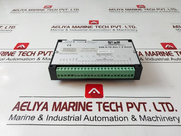 Siox S48 8-16 Ain+2 Aout Analog Input Output Module Free Shipping