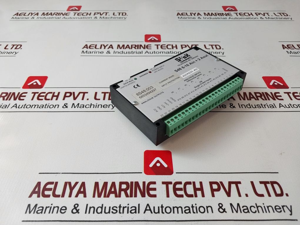 Siox S48 8-16 Ain+2 Aout Analog Input Output Module Free Shipping