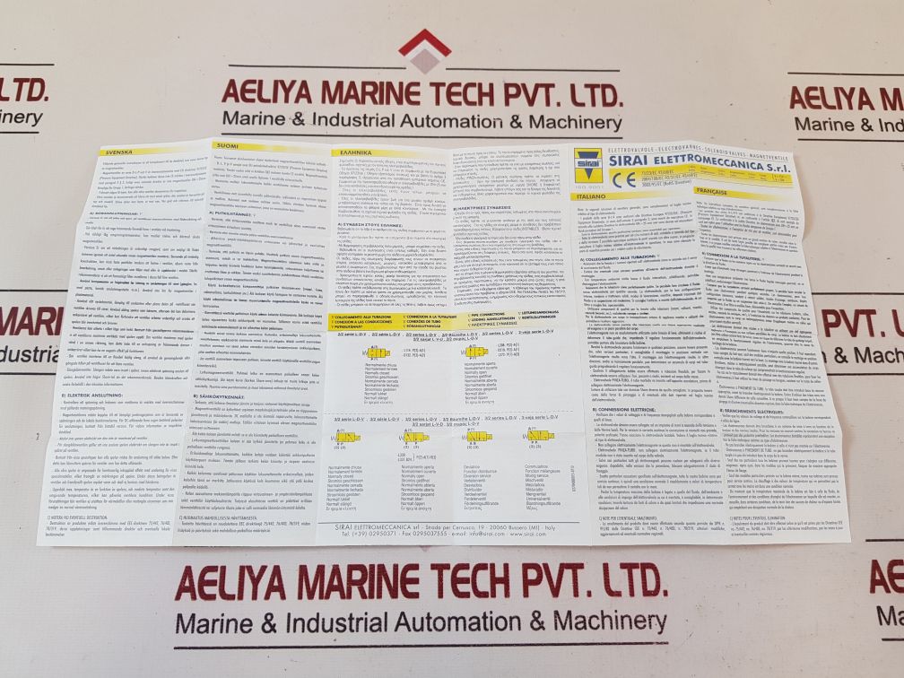 Sirai L372V03C 1/8” Solenoid Valves
