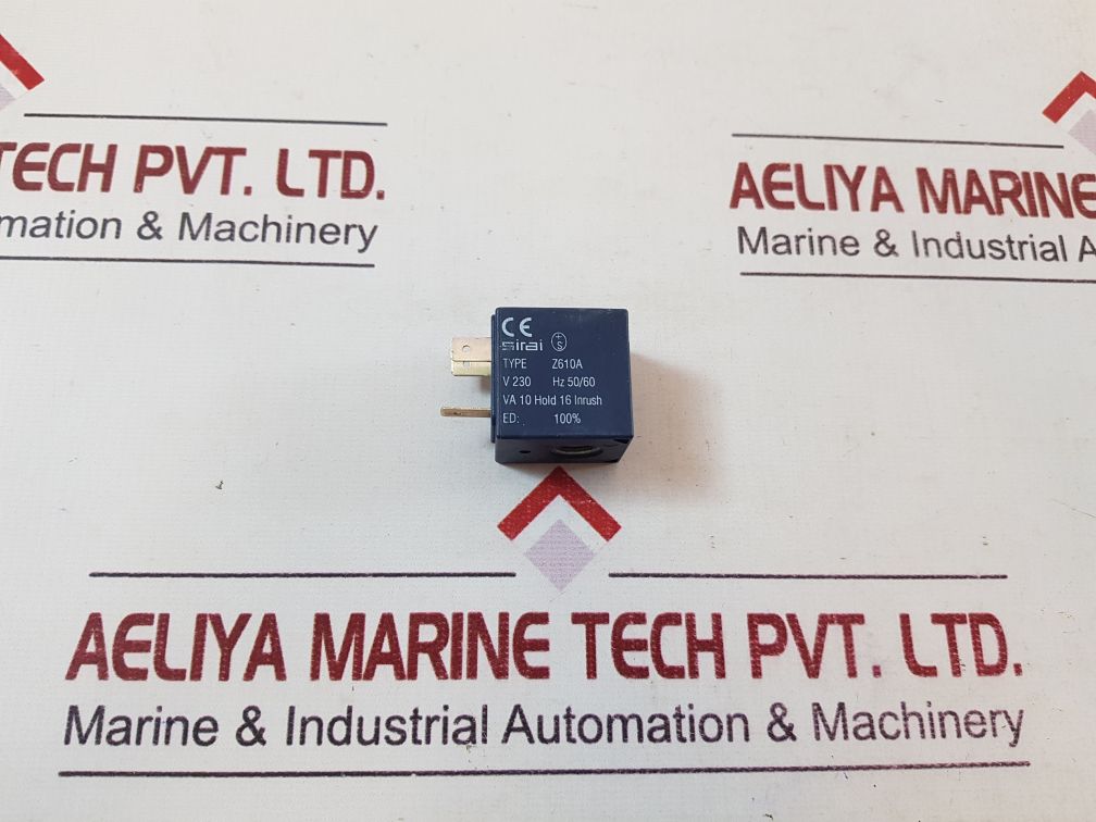 Sirai z610a solenoid valve coil v 230 hz 50/60