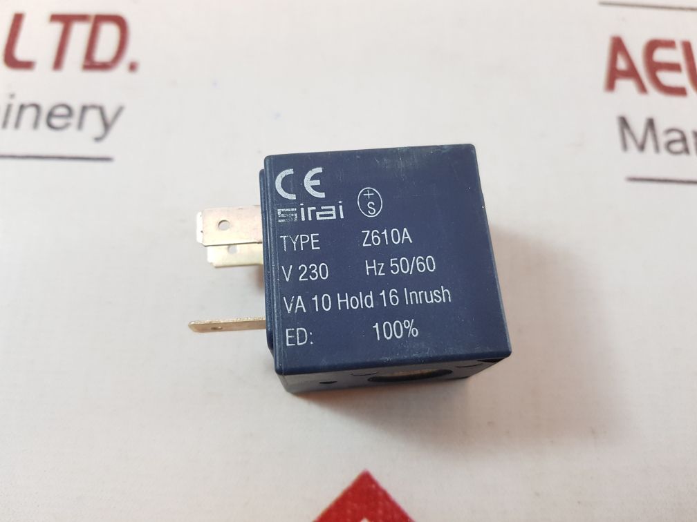 Sirai z610a solenoid valve coil v 230 hz 50/60