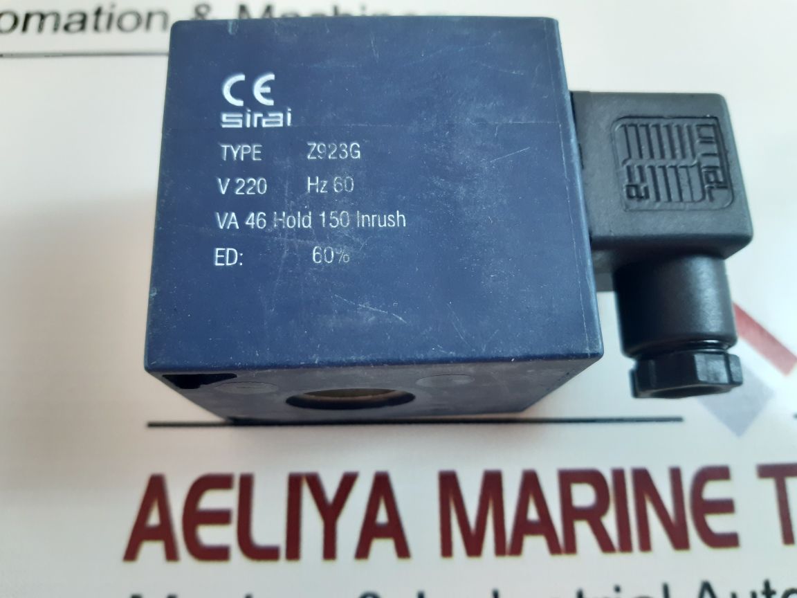 Sirai d137b5 valve z923g