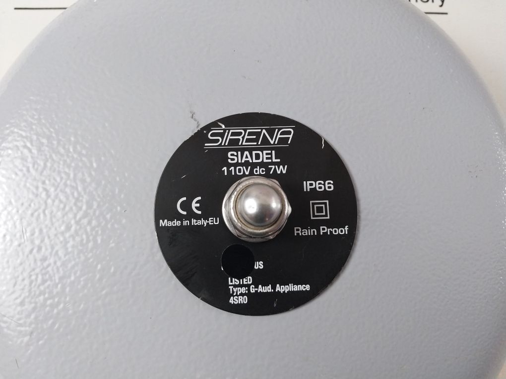 Sirena Siadel110V Dc 7W
