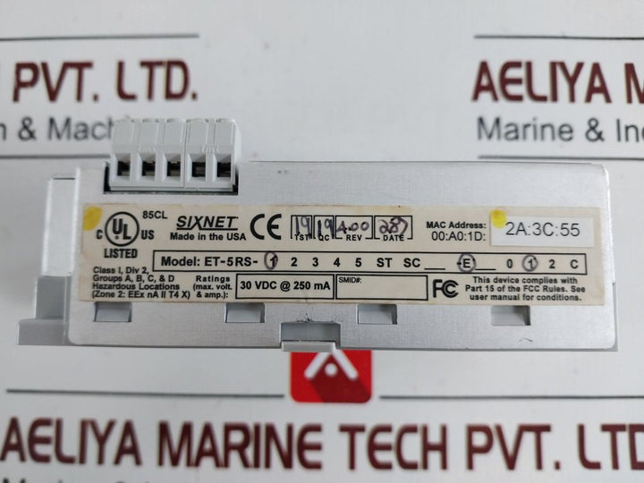 Sixnet Et-5Rs-1-e1 Industrial Ethernet Real-time Ring Switch