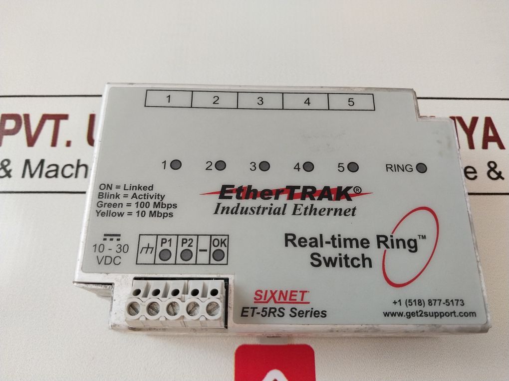 Sixnet Et-5Rs-1-e1 Industrial Ethernet Real-time Ring Switch Et-5Rs