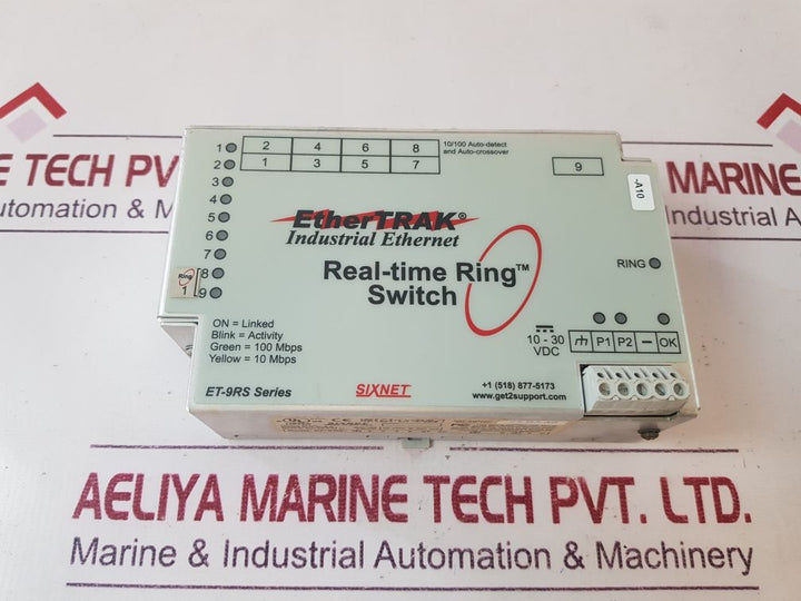 Sixnet Et-9Rs-1-e 1 Ethertrak Industrial Ethernet Real-time Switch Et-9Rs Series