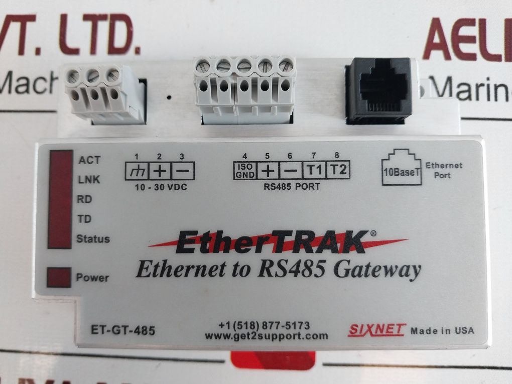 Sixnet Et-gt-485-1 Ethernet To Rs485 Gateway