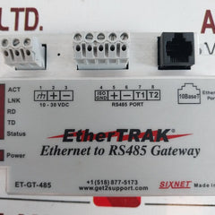 Sixnet Et-gt-485-1 Ethernet To Rs485 Gateway