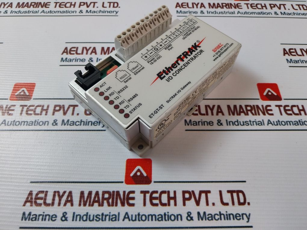 Sixnet Et-gt-st-2 I/O Concentrator Six Trak I/O Gateway 18-30 Vdc