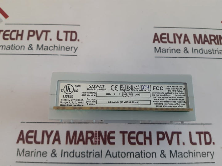 Sixnet Rm-16Ai2 1/0 Ethernet Module Rm-16Ai2-h