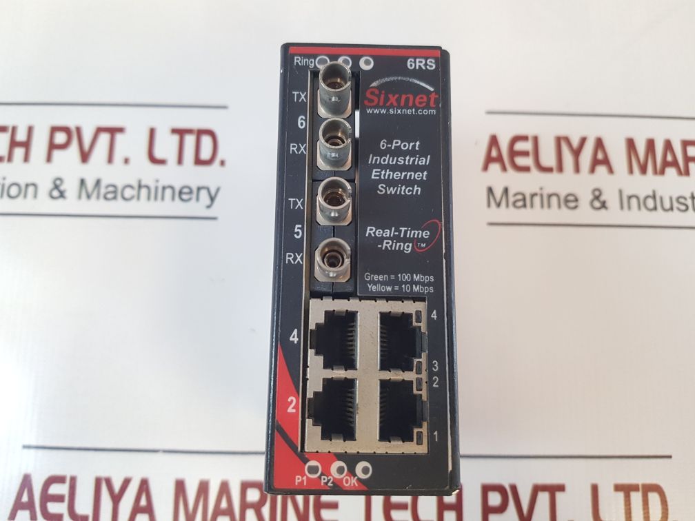 Sixnet Slx-6Rs-4St-d1 6-port Industrial Ethernet Switch
