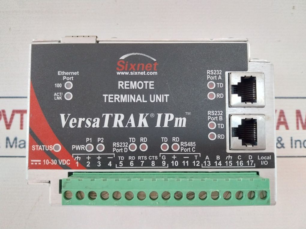 Sixnet Vt-ipm-1410 Remote Terminal Unit 30 Vdc 
