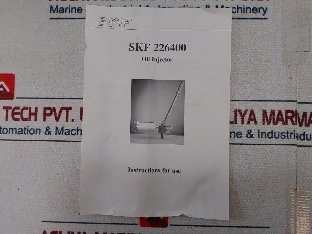 Skf 226400 Oil Injector Pump