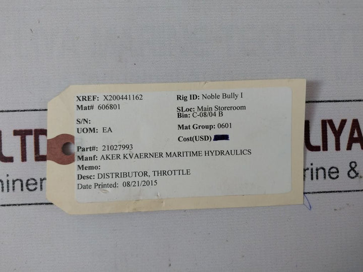 Skf 242-065.20 Oil Flow Indicator