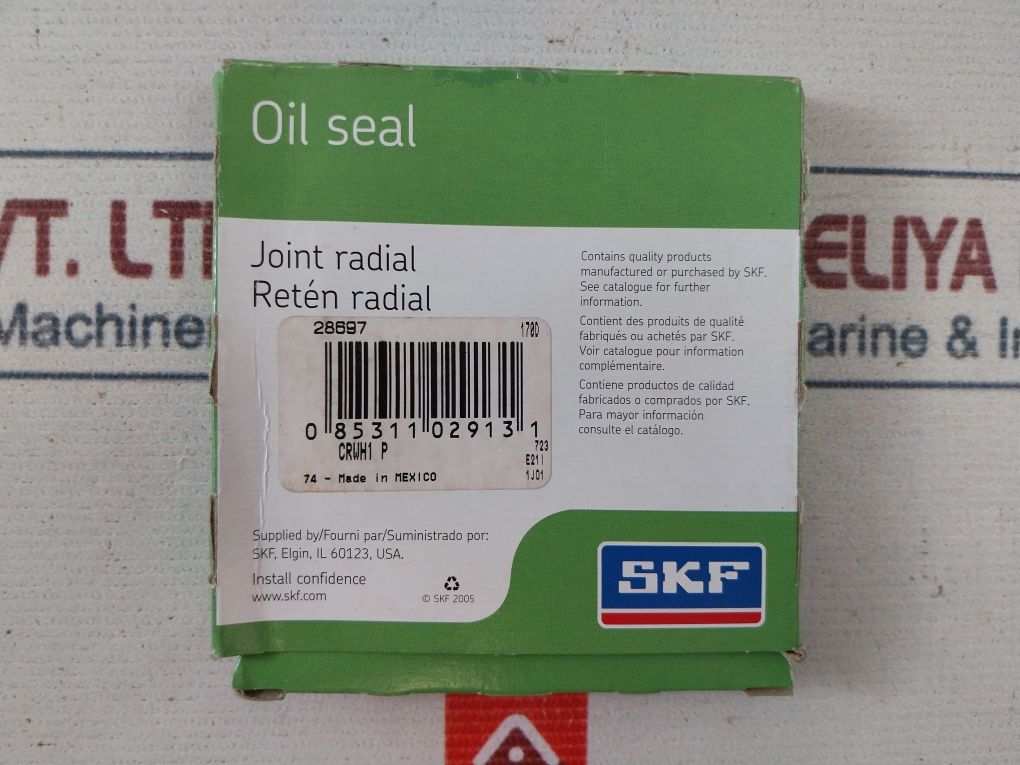 Lot Of 3X Skf 28697 Oil Shaft Seal Crwh1 P