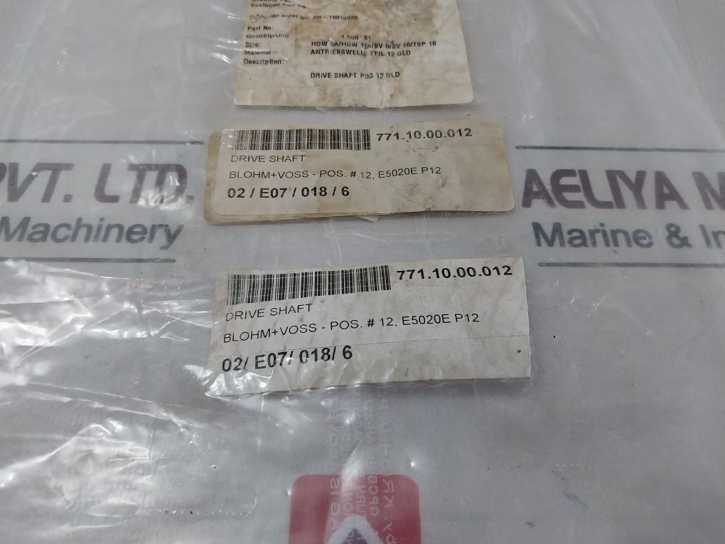 Skf 3624 04 Drive Shaft Hdw 5A/Hdw 10A/Bv 5/Bv 10/Tsp 10