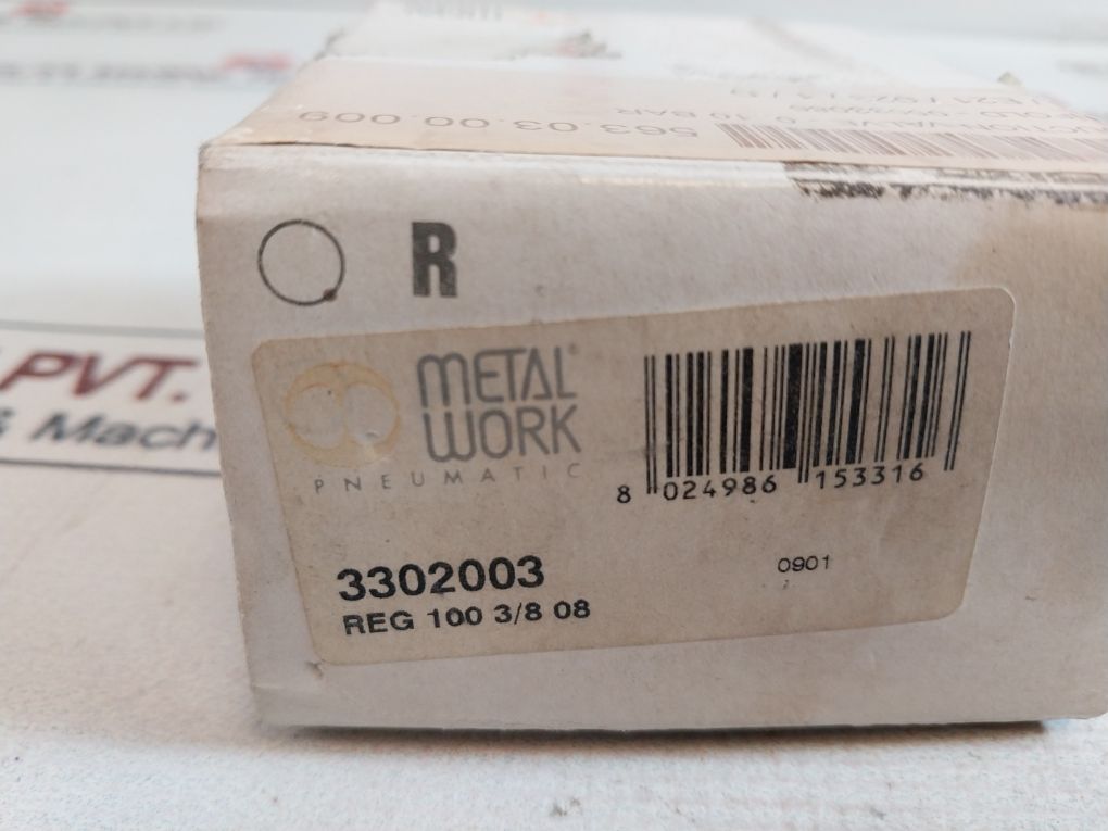 Skillair Reg 100 Push Lock 0-8 Bar Regulator