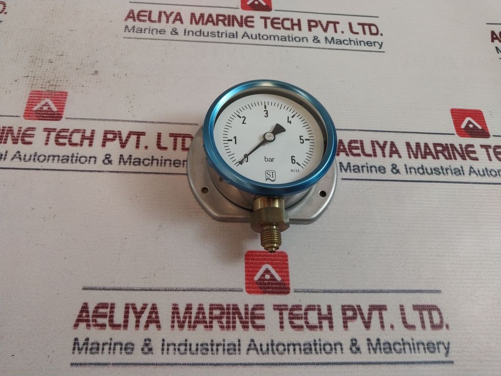 Skotselv Instruments 0-6 Bar Pressure Gauge 1/4 Bottom