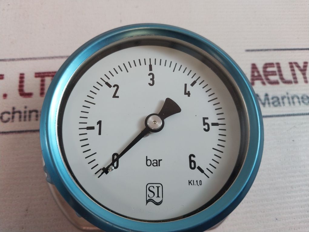 Skotselv Instruments 0-6 Bar Pressure Gauge 1/4 Bottom