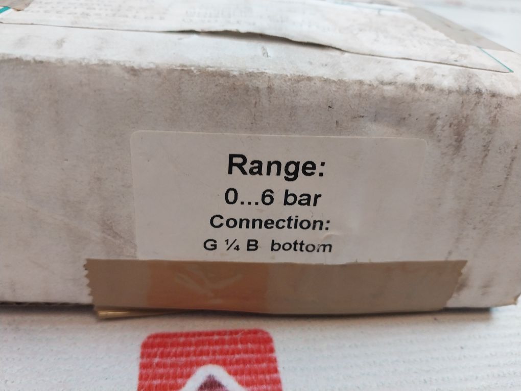 Skotselv Instruments 0-6 Bar Pressure Gauge 1/4 Bottom