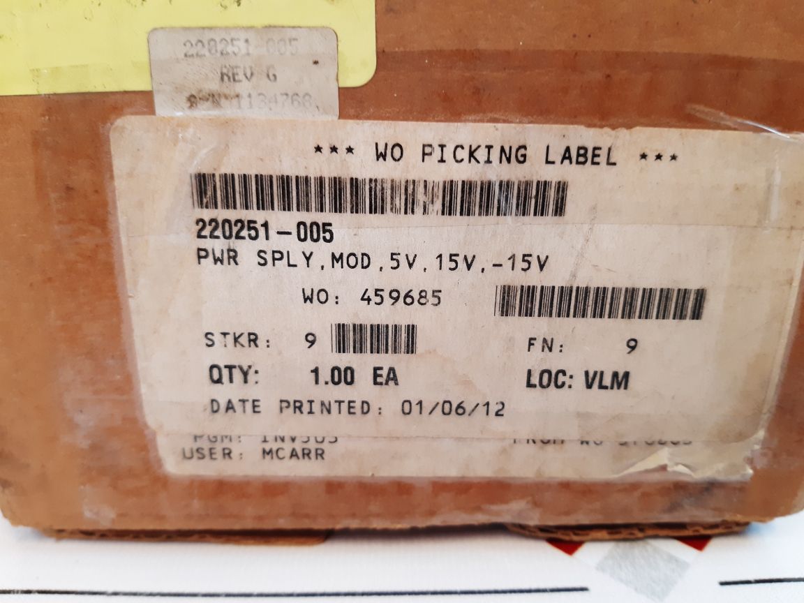 Sl Power Electronics Glc65Bg Power Supplies Converter Board Rev. A