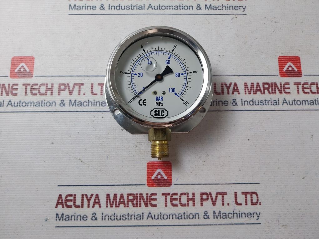 Slc 0-100 Bar Pressure Gauge 0-10 Mpa