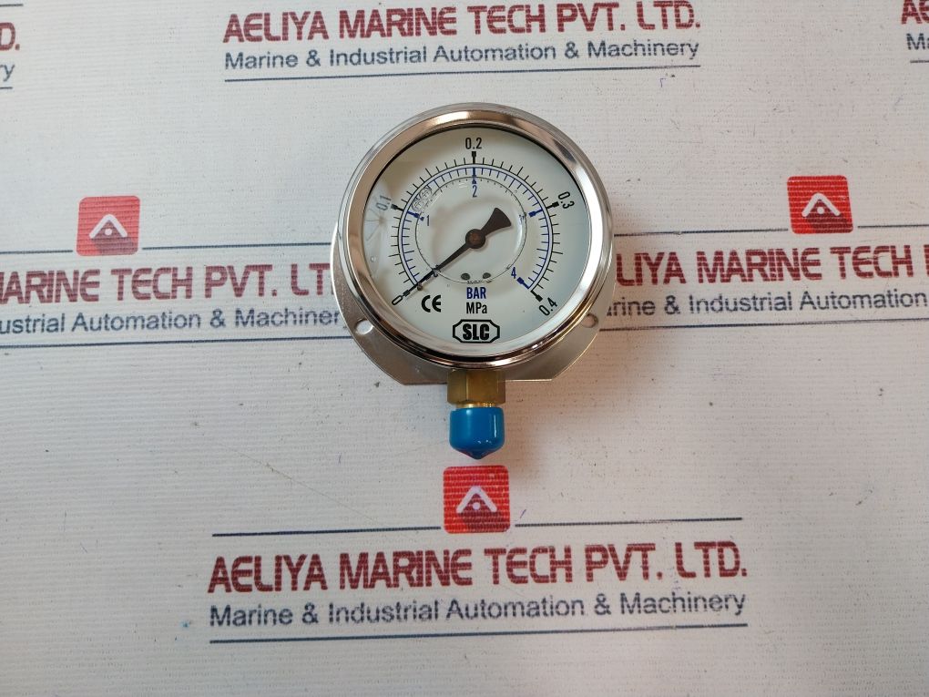 Slc 0-4 Bar 0-0.4 Mpa Pressure Gauge