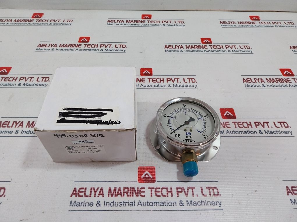 Slc 0-4 Bar Pressure Gauge 0-0.4 Mpa