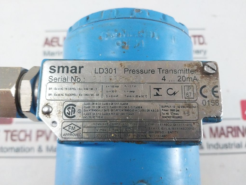 Smar Ld301 Pressure Transmitter 4...20Ma