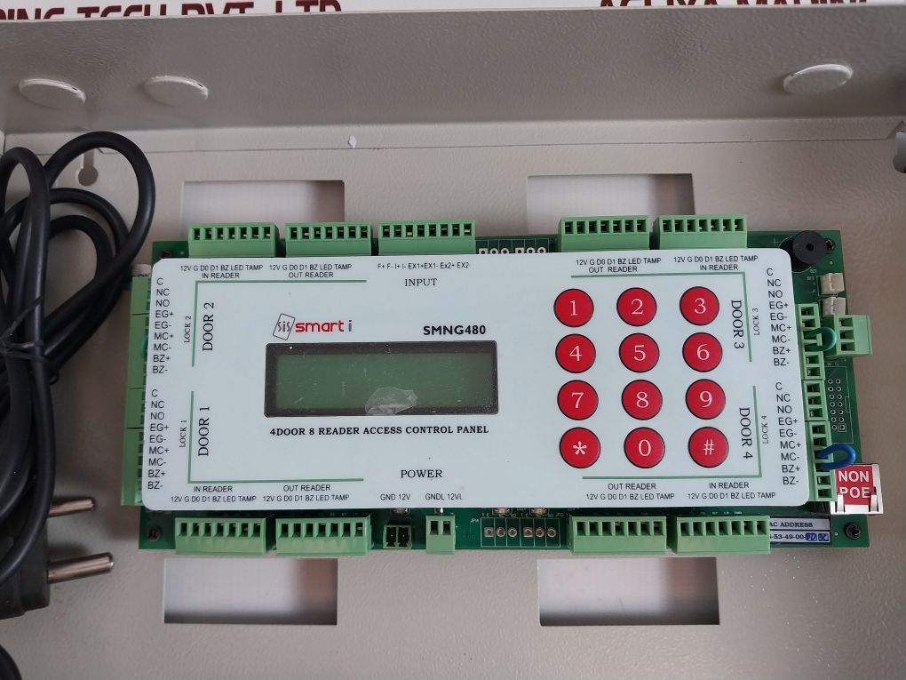 Smart I Smng 480 4Door 8 Reader Access Control Panel 150-270V Ac