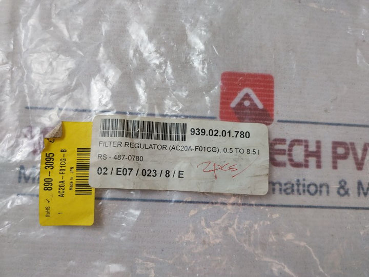 Smc Ac20A-f01Cg-b Filter Regulator 0-1 Mpa