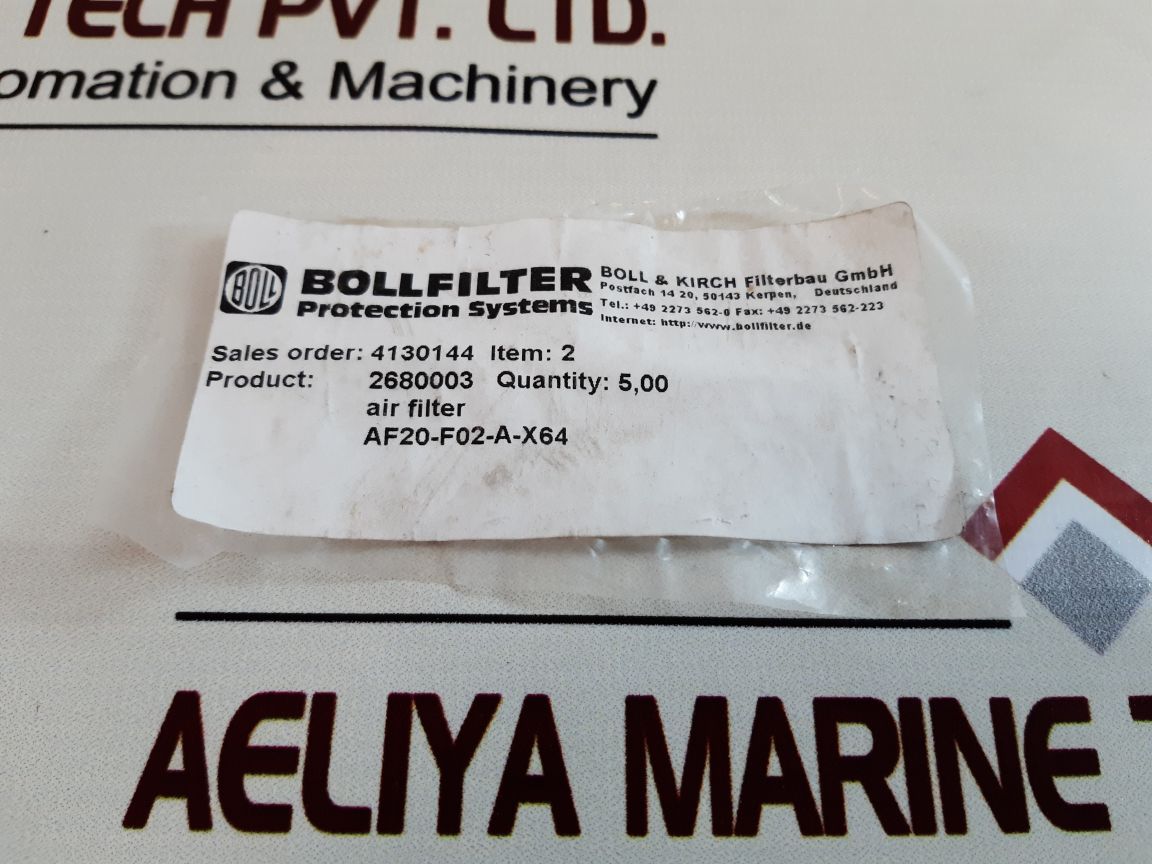 Smc af20-f02-a-x64 air filter