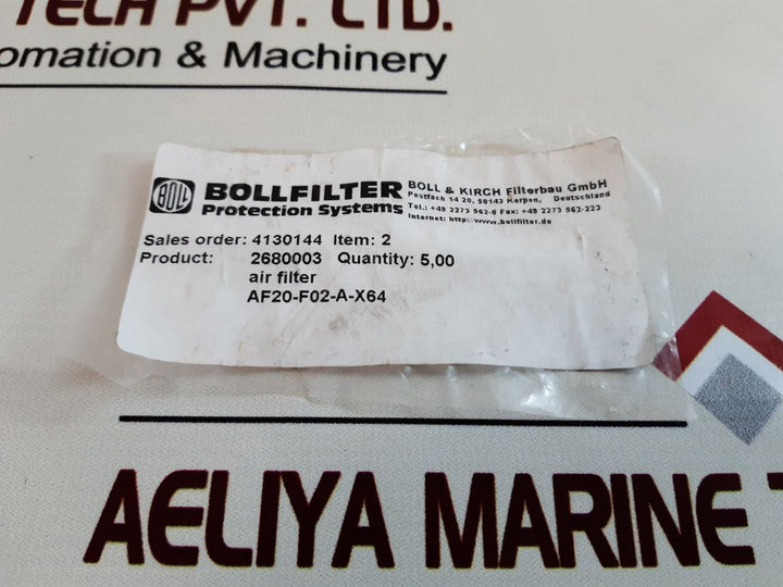 Smc af20-f02-a-x64 air filter