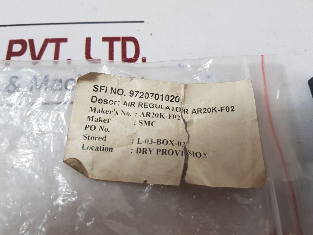 Smc Ar20K-f02 Air Regulator