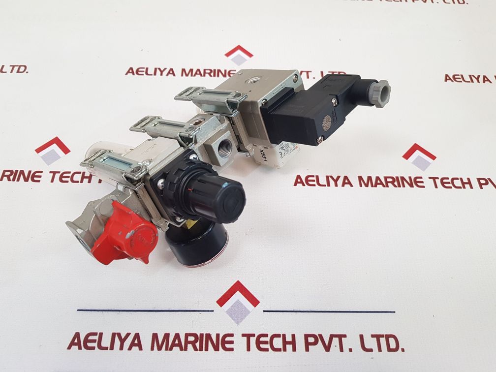 Smc Av2000-x1Q7197C Air Comb With Av2000-f02-5D0-q Valve And Ise40A-01-y