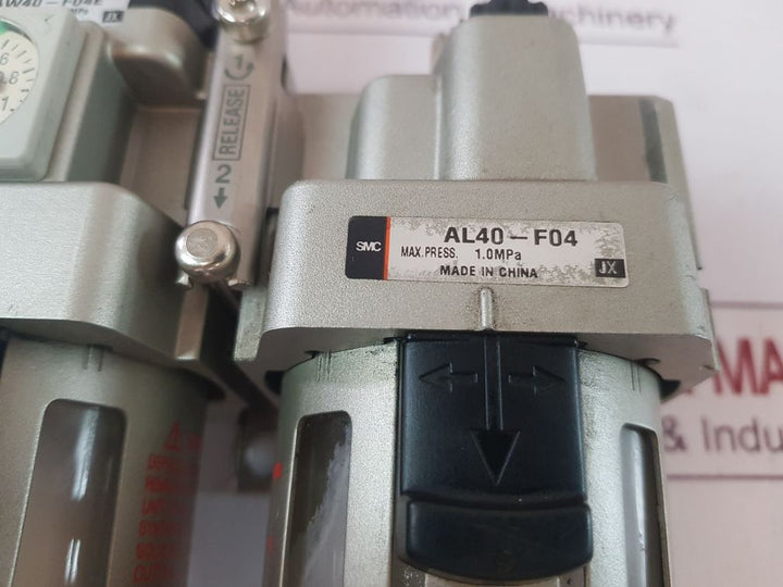 Smc Aw40-f04E Filter RegulatorController With Al40-f04 Lubricator