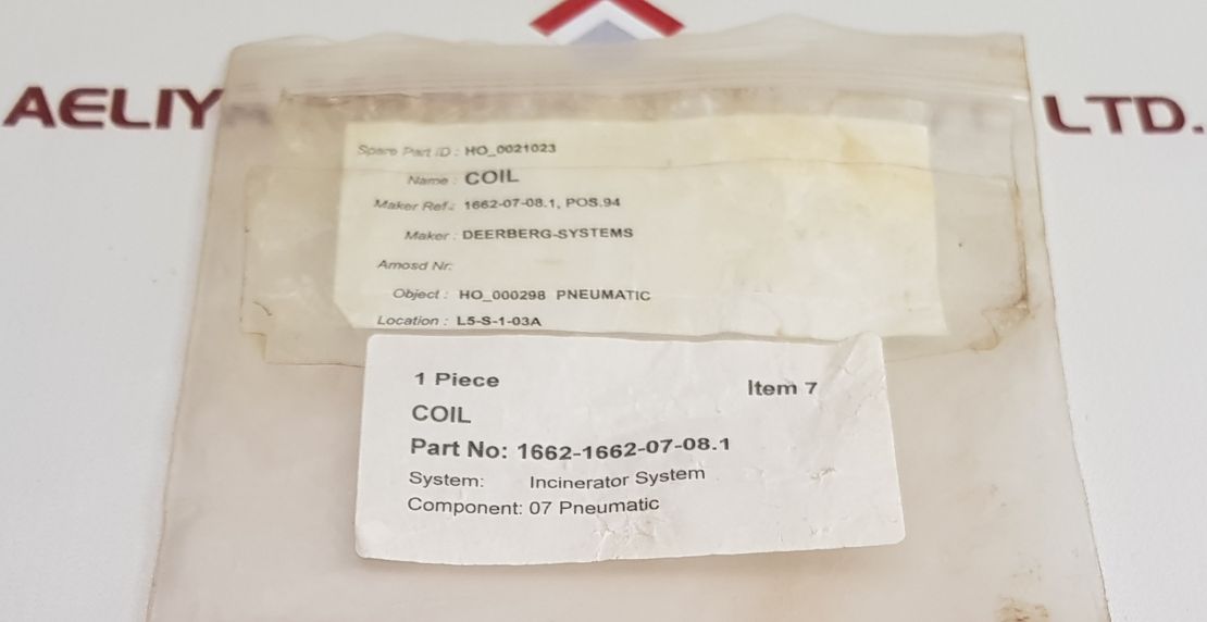 Smc Ho_0021023 Coil Dc24V New