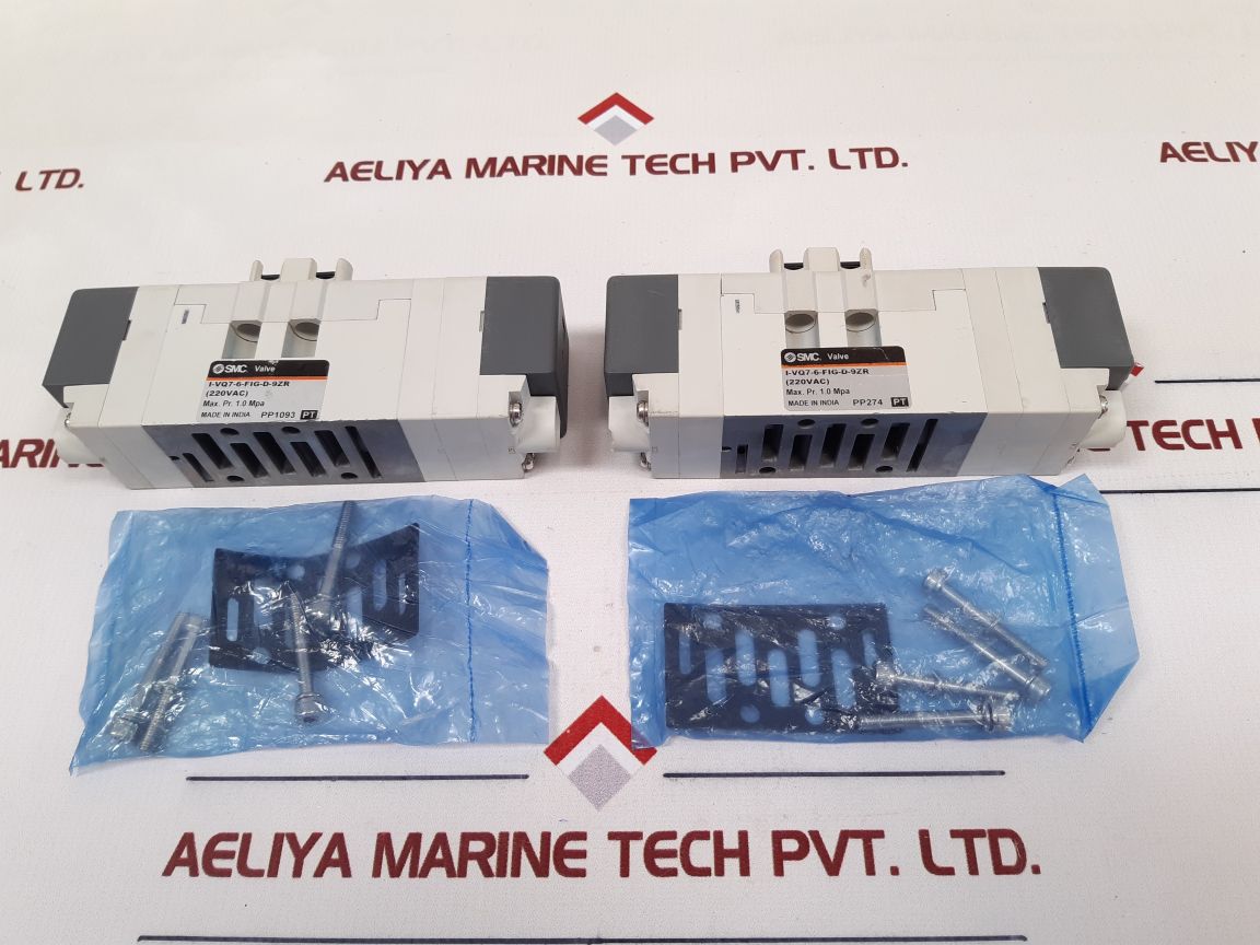 Smc I-vq7-6-fig-d-9Zr (220Vac) Iso Solenoid Valve New
