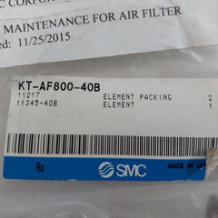 Smc Kt-af800-40B Maintenance Kit For Air Filter