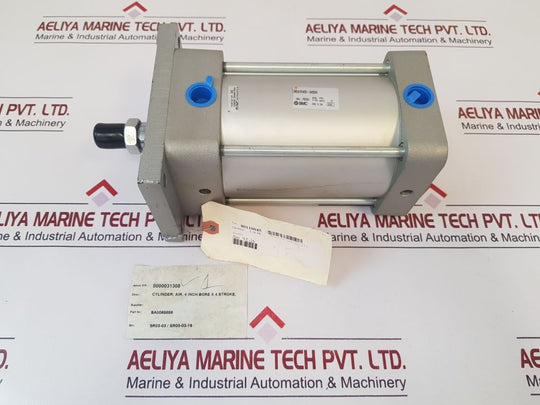 Smc Nca1F400-0400N Air Cylinder 4 Inch Bore X 4 Stroke