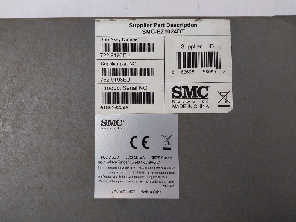 Smc Smc-ez1024Dt Ethernet Switch