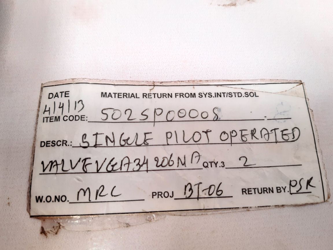 Smc Vga342-06Na Air Operated Valve