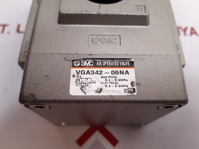 Smc Vga342-06Na Air Operated Valve