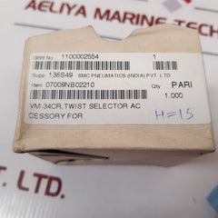 Smc Vm-34Cr Rotary Switch