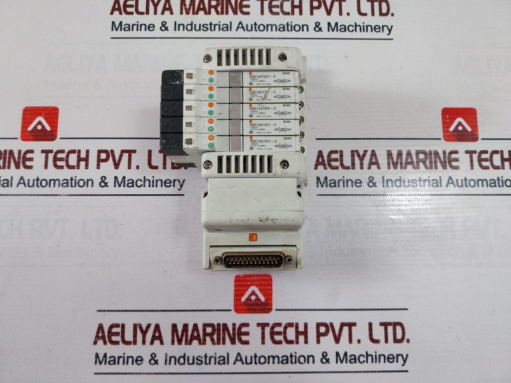 Smc Vqc1-lok006 Valve Terminal With 5 Solenoid Valves