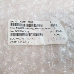 Smc Vs3115-015Dbl Solenoid Valve