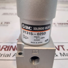 Smc Vt315-025D Solenoid Valve 0~1.0 Mpa
